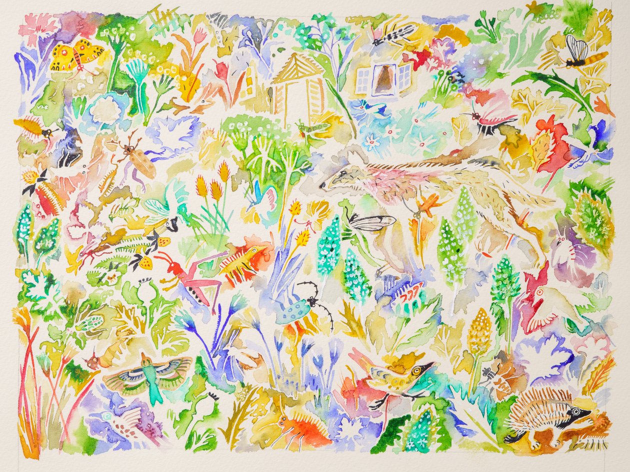 1 Labutí píseň, 2023 (akvarel) od Anna Pugh