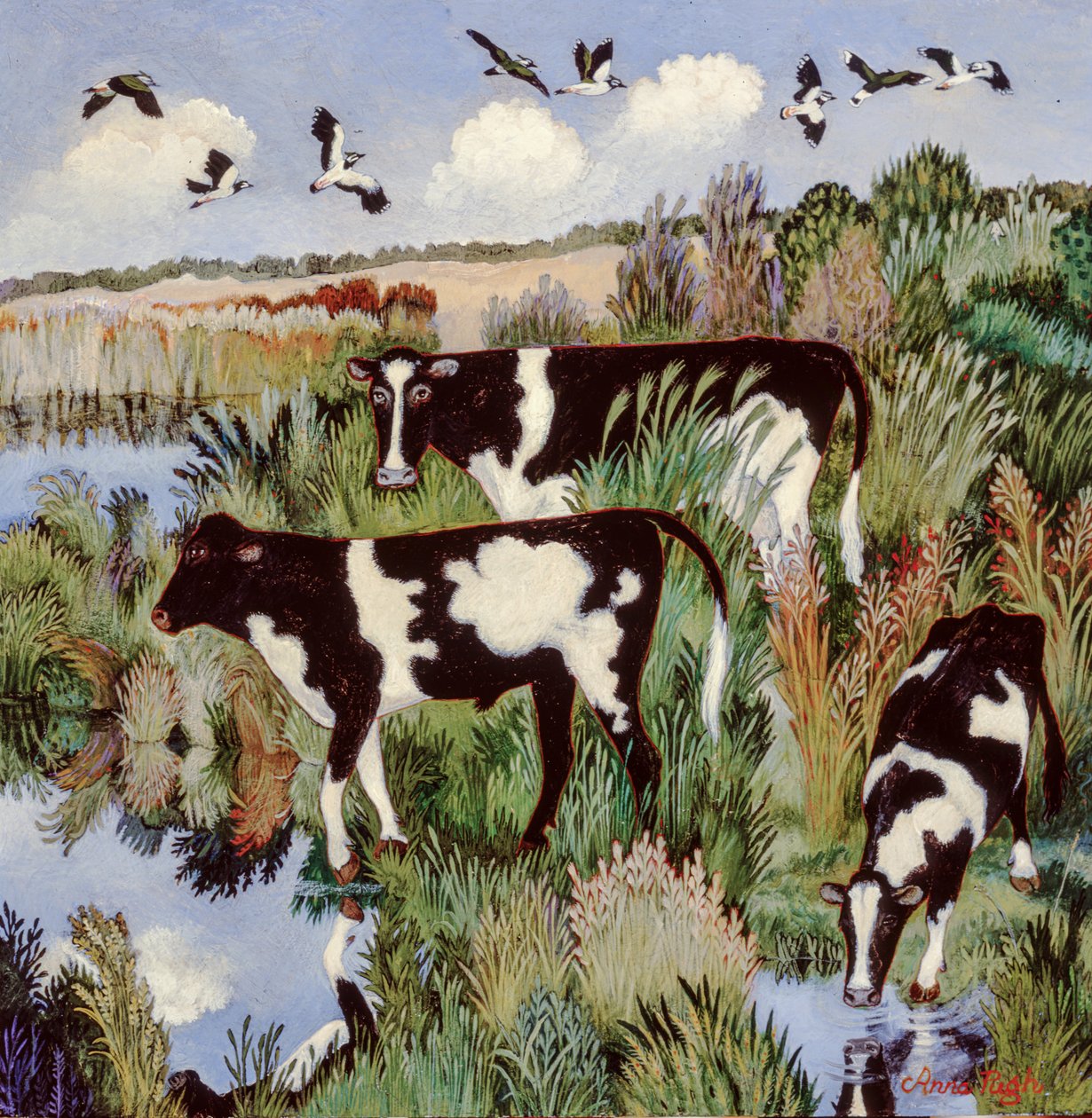 Tichý nápoj, 2003 (akryl) od Anna Pugh