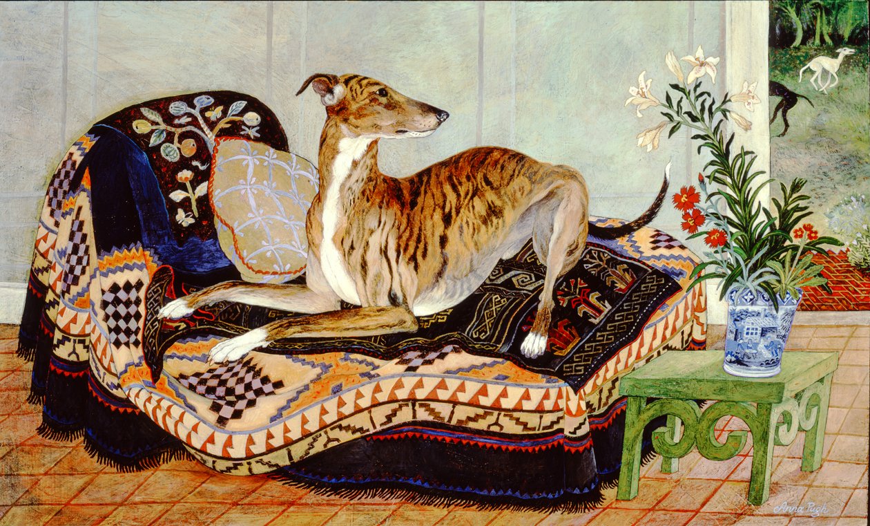 A bit of a Whizz, 2002 (akryl) od Anna Pugh