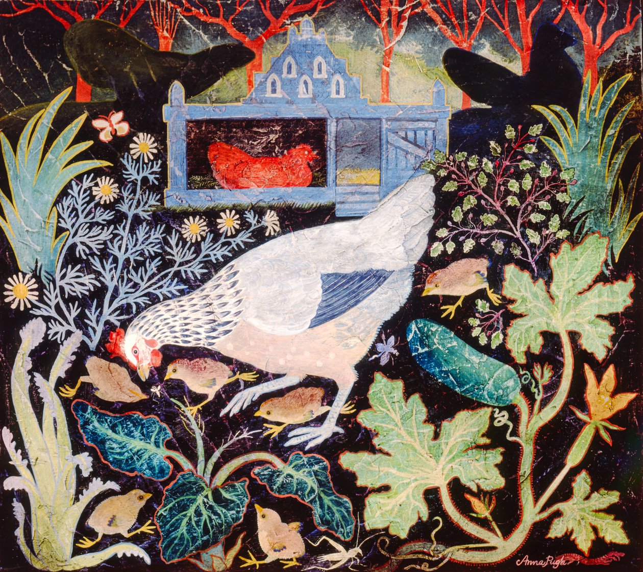Modrá spojka od Anna Pugh