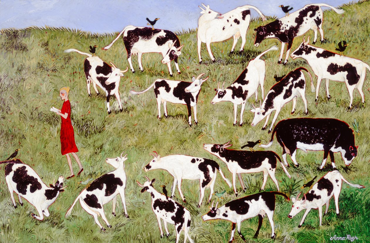 Ručně chovaný, 2008 (akryl) od Anna Pugh
