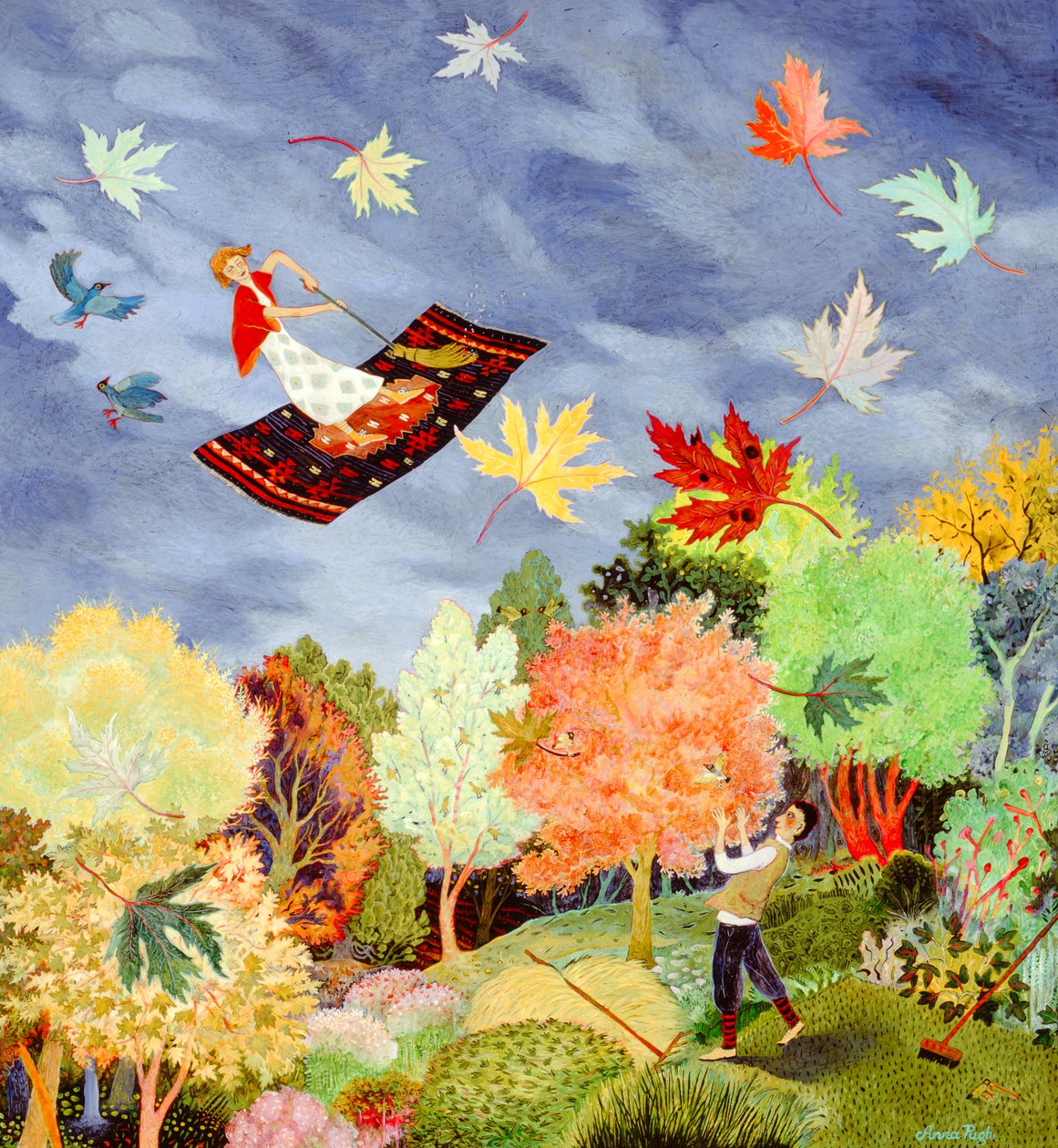 Off You Go, 2008 (akryl) od Anna Pugh