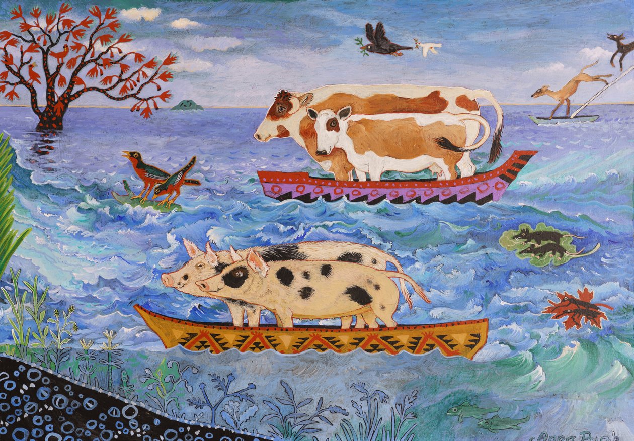 Mimo archu, 2018 (akryl) od Anna Pugh