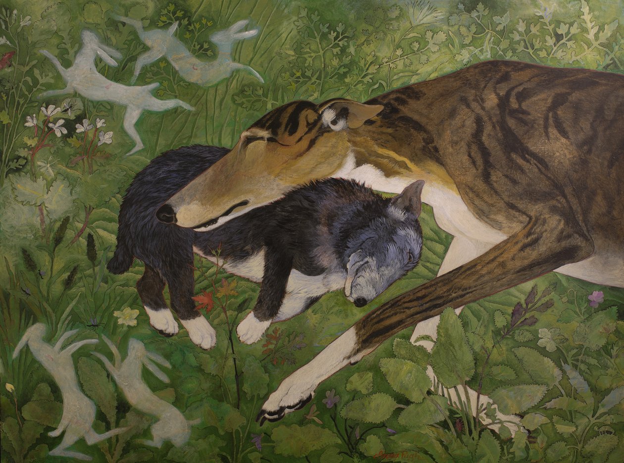 Sdílené sny, 2015 (akryl) od Anna Pugh
