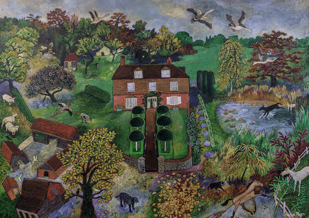 Vazby, které spojují, 2021 (malba) od Anna Pugh