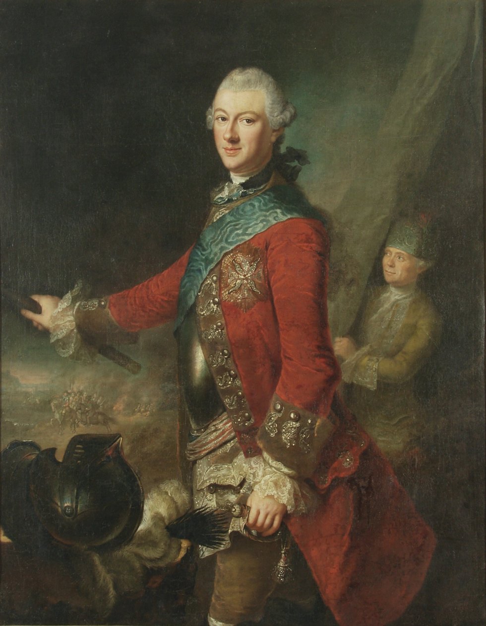 Portrét Michala Kazimierze Oginského 1731-1799, litevského velkého hejtmana, c. 1755 od Anna Rosina Lisiewska
