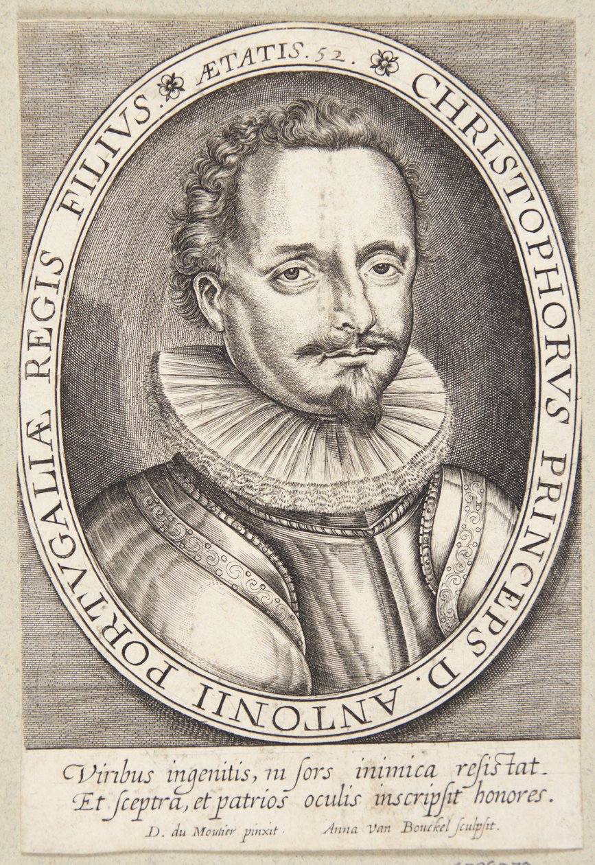 Princ Kryštof Portugalský od Anna van Boeckel
