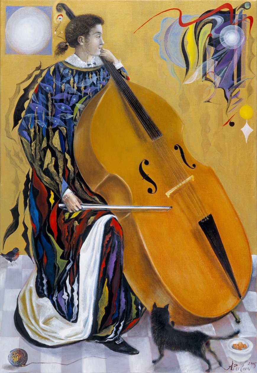 Hebrejské meditace, 2005 (olej na belgickém plátně) od Annael Anelia Pavlova