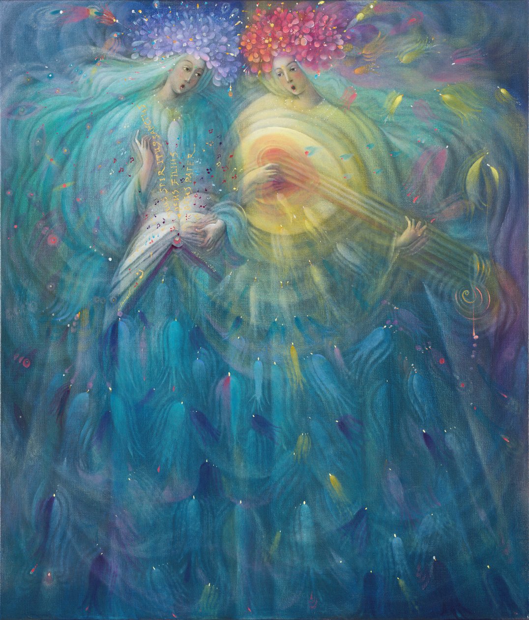 Laudabo te Domine in aeternum, 2012 (olej na belgickém plátně) od Annael Anelia Pavlova