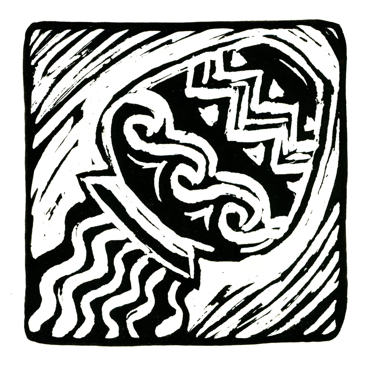 Horoskop (Vodnář), 2017 (plátno) od Annalisa Morrocco
