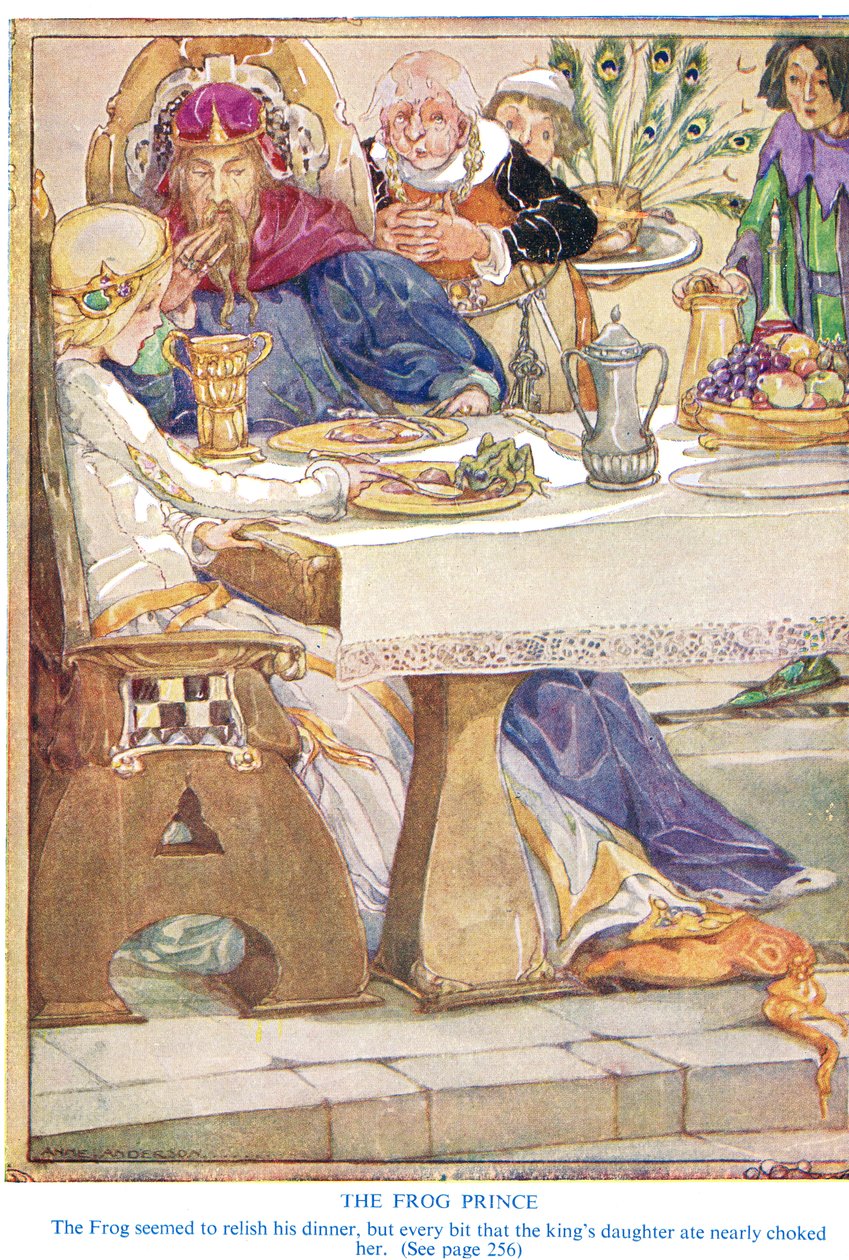 Žabí princ, ilustrace z 