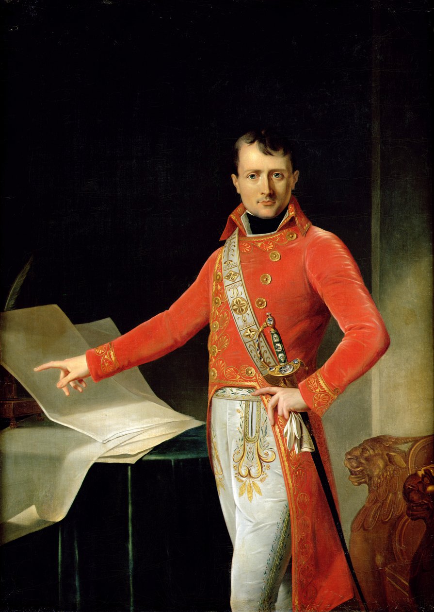Portrét Napoleona I. (1769-1821) od Anne Louis Girodet de Roucy Trioson