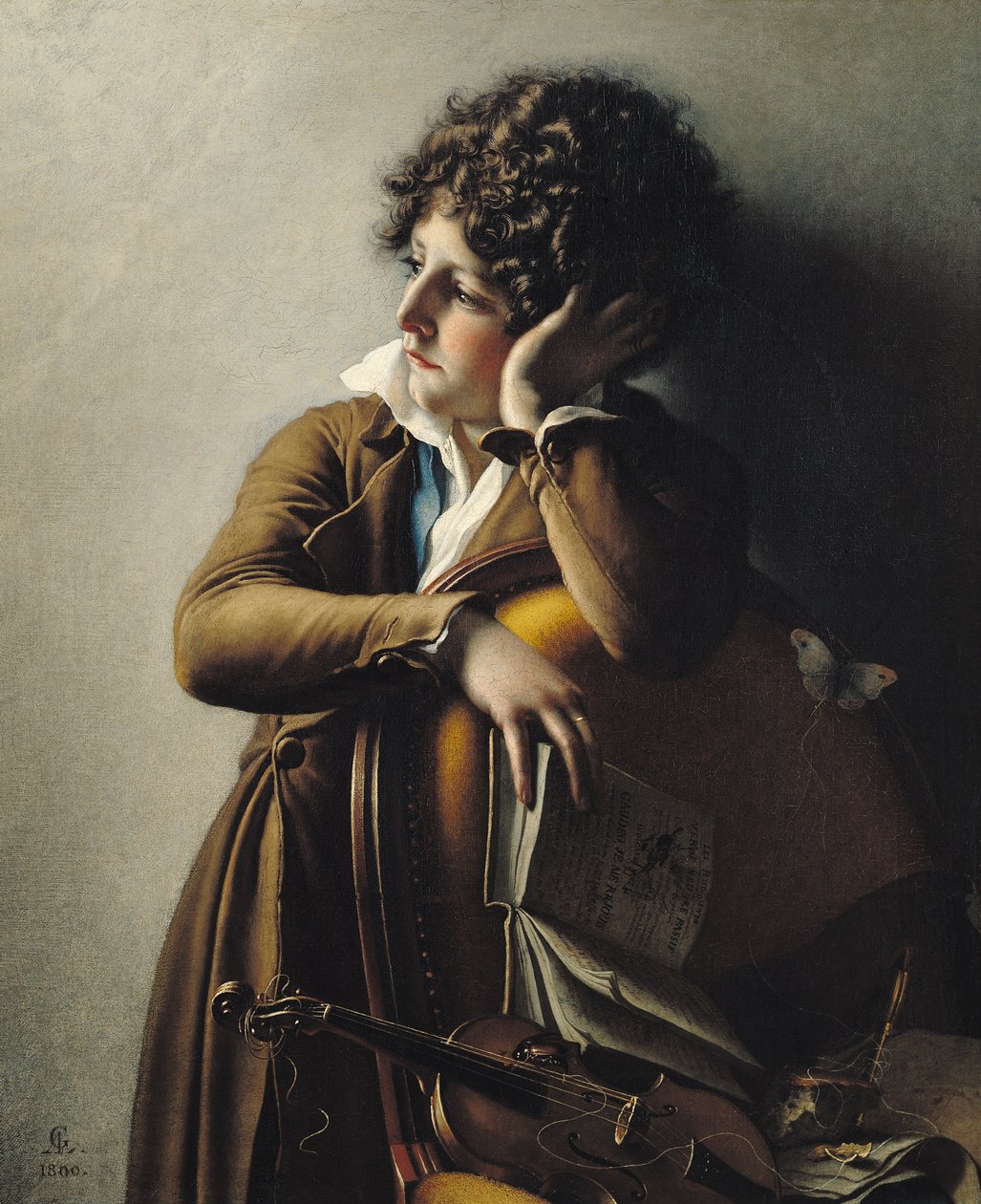Portrét Romainville-Trioson, 1800 od Anne Louis Girodet de Roucy Trioson