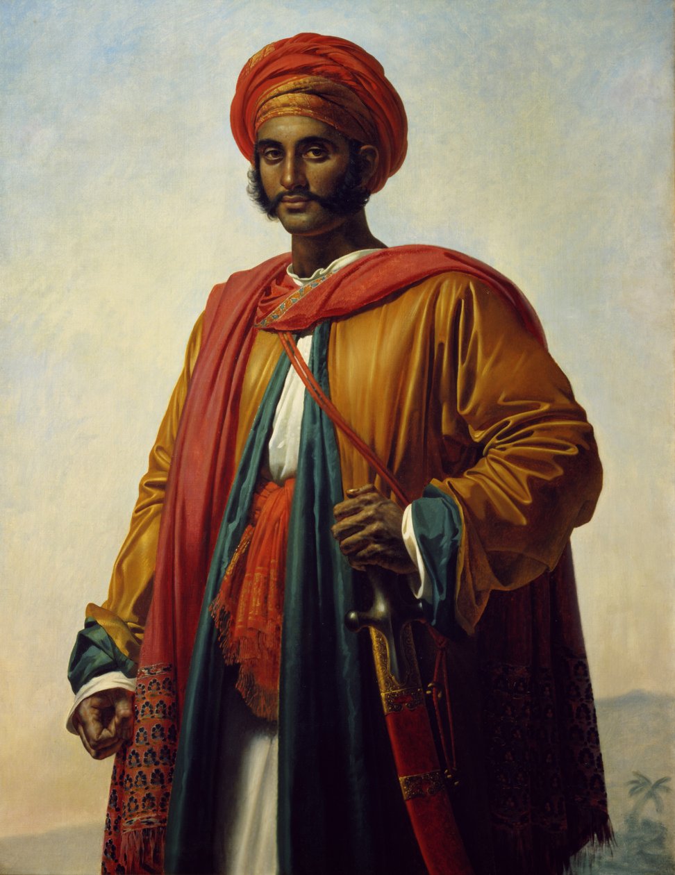 Portrét Indiána od Anne Louis Girodet de Roucy Trioson