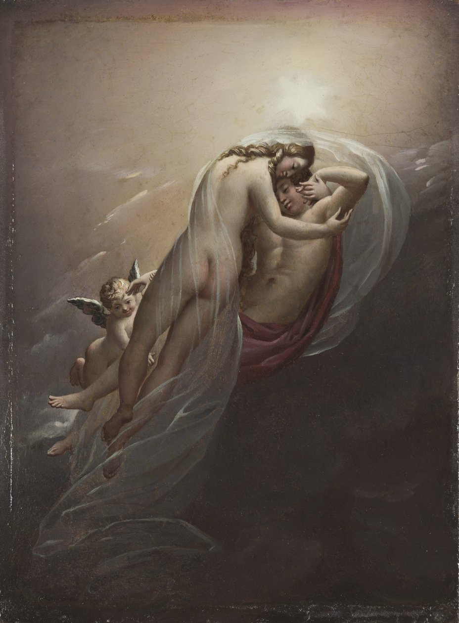 Aurora a Cephalus od Anne-Louis Girodet de Roucy-Trioson