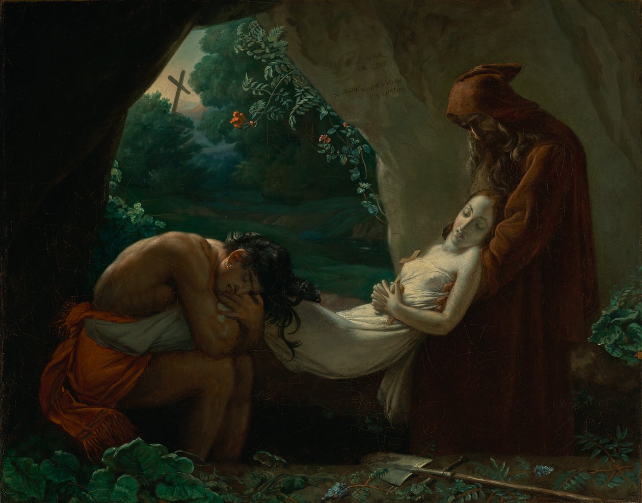 Pohřeb Ataly od Anne-Louis Girodet de Roucy-Trioson