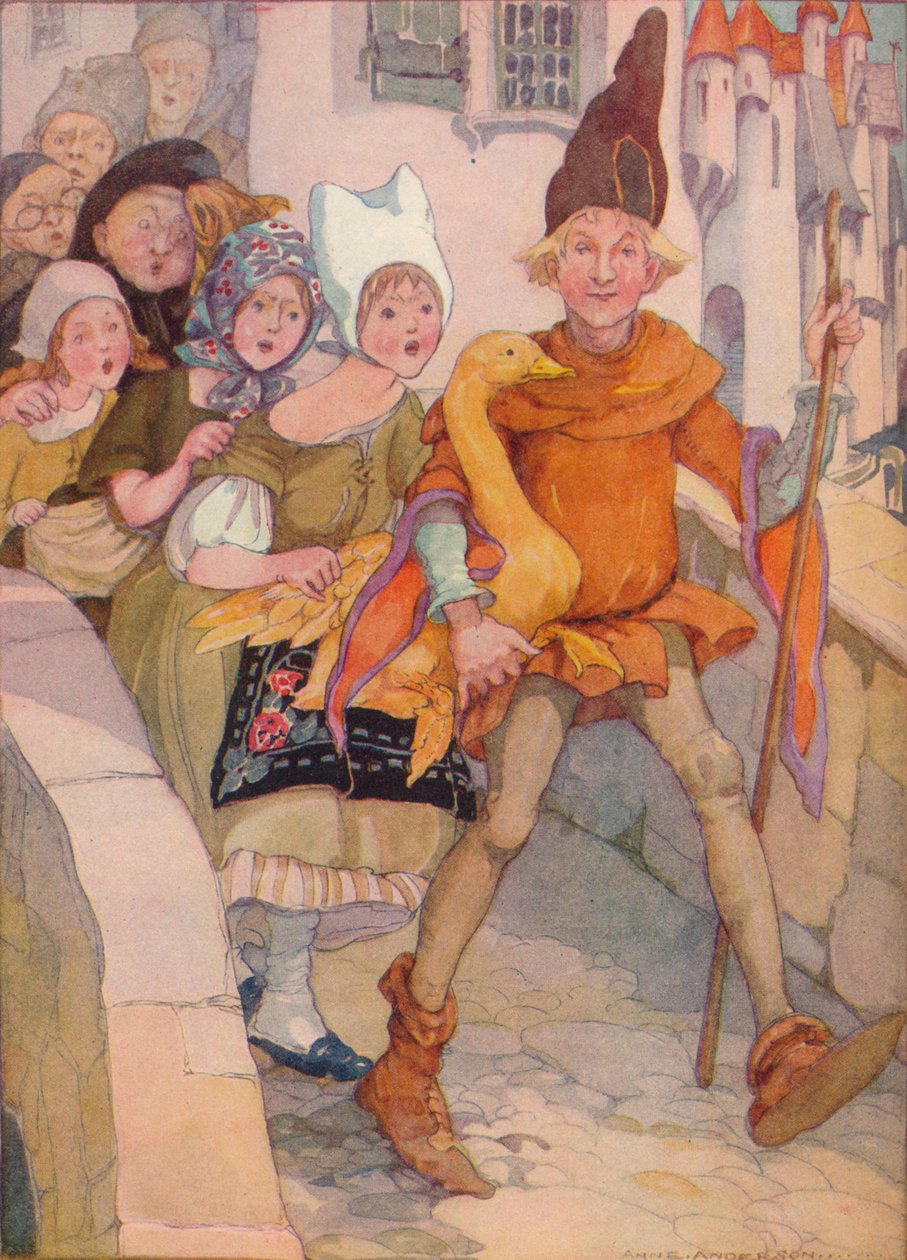 Dummling a jeho zlatá husa, 1937 od Anne Anderson