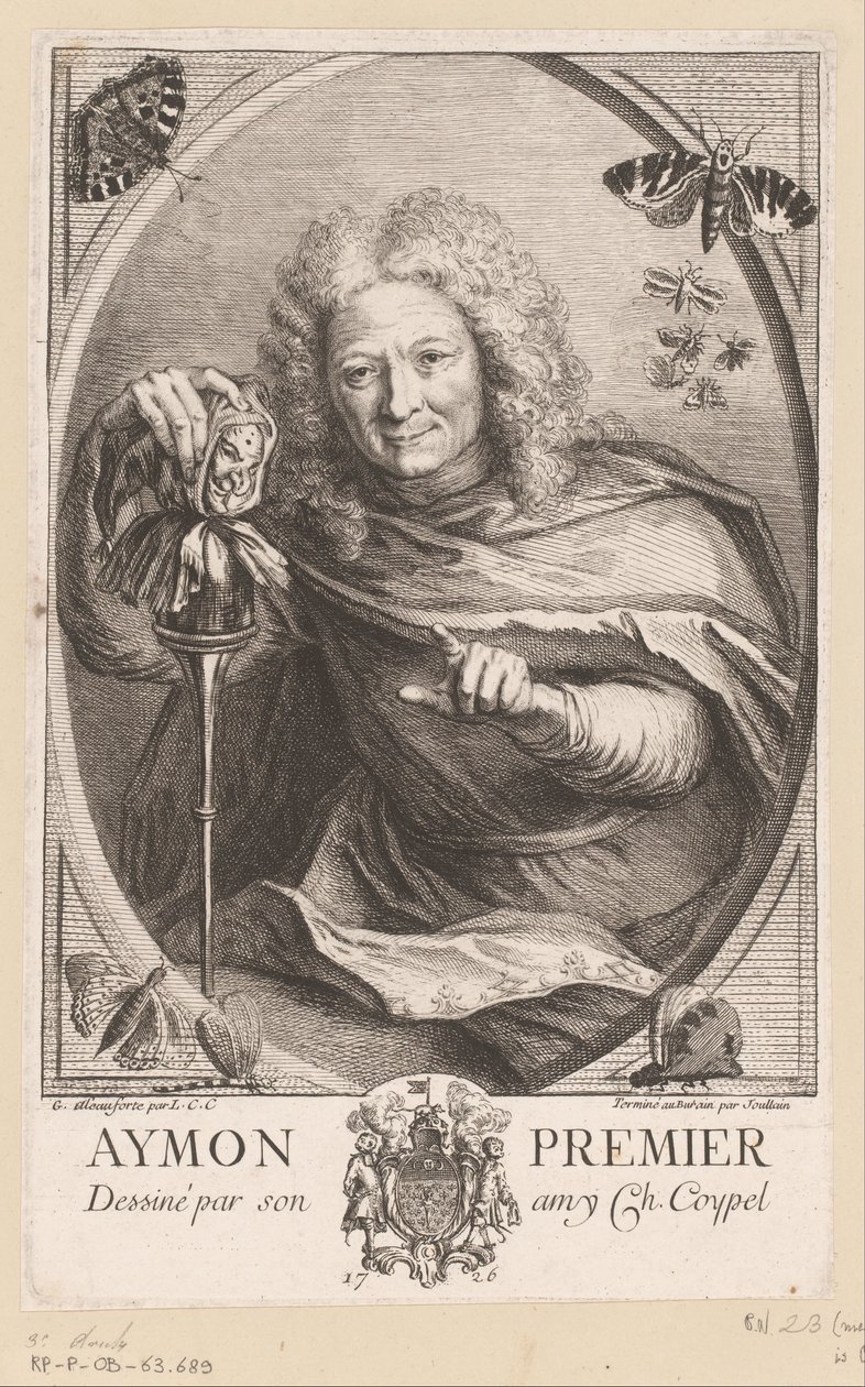 Portrét Etienne Isidore Théophile Aymon Aymon Premier (název na objektu) od Anne Claude Philippe Caylus