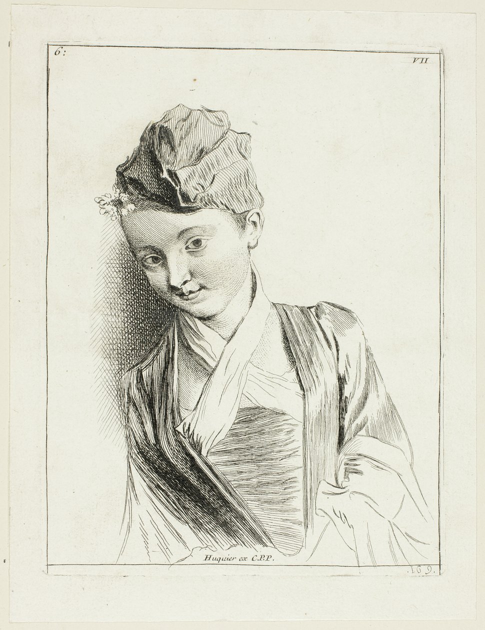 Hlava ženy od Anne Claude Philippe Caylus