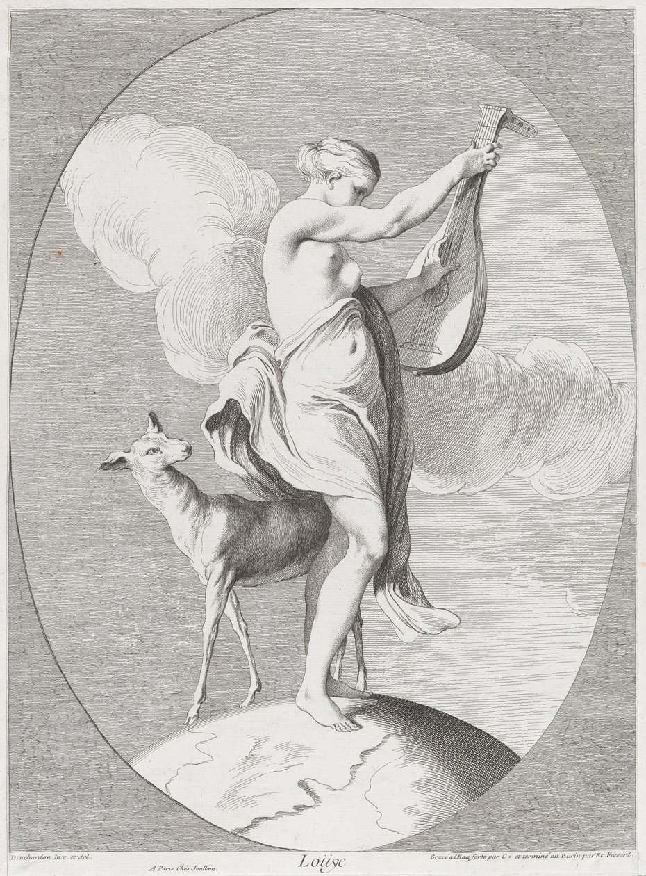 Slyšení, 1730-65. Tvůrci: Caylus, Anne-Claude-Philippe de, Etienne Fessard. od Anne Claude Philippe de Caylus, Etienne Fessard