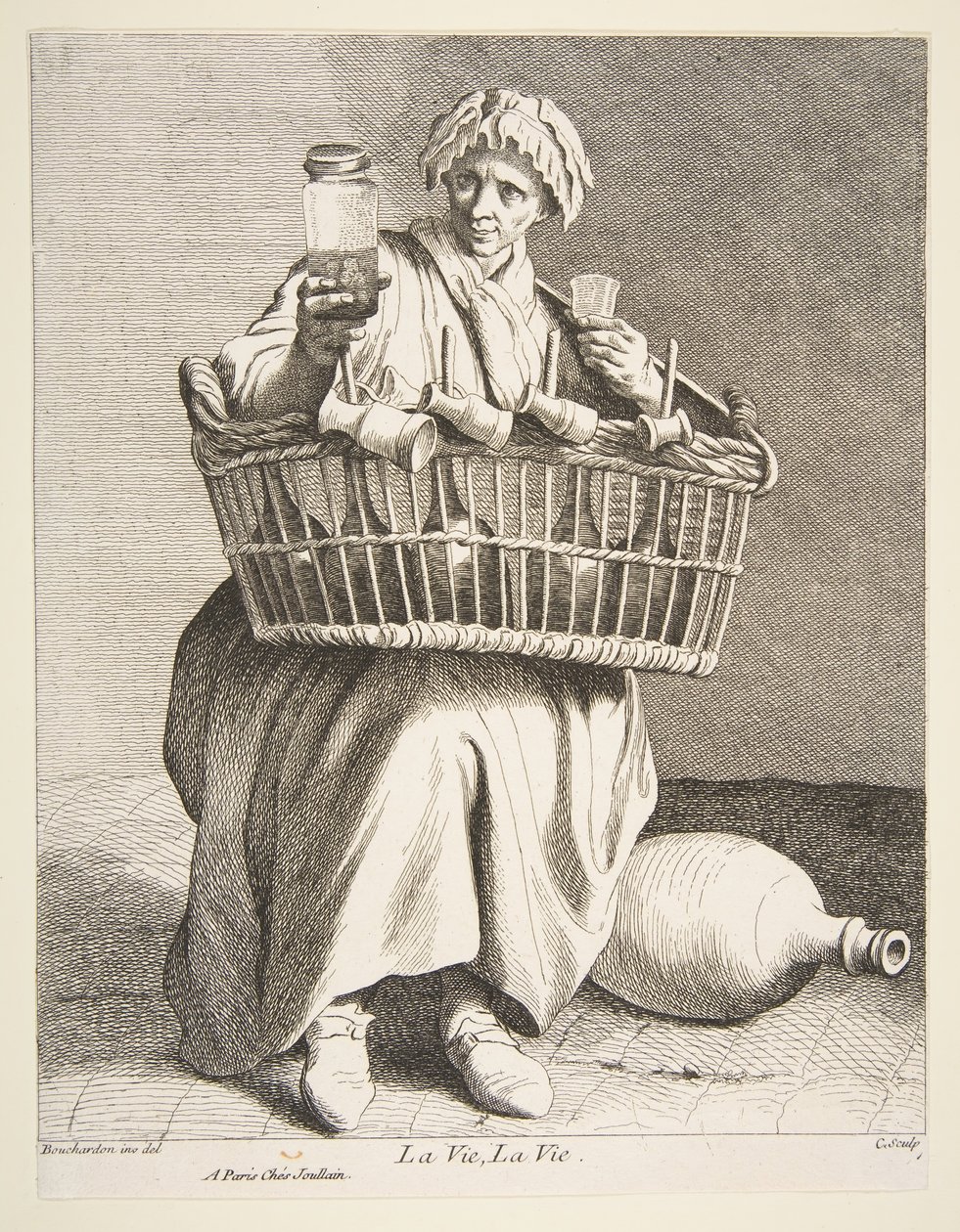 Prodejce brandy, 1737. od Anne-Claude-Philippe de Caylus