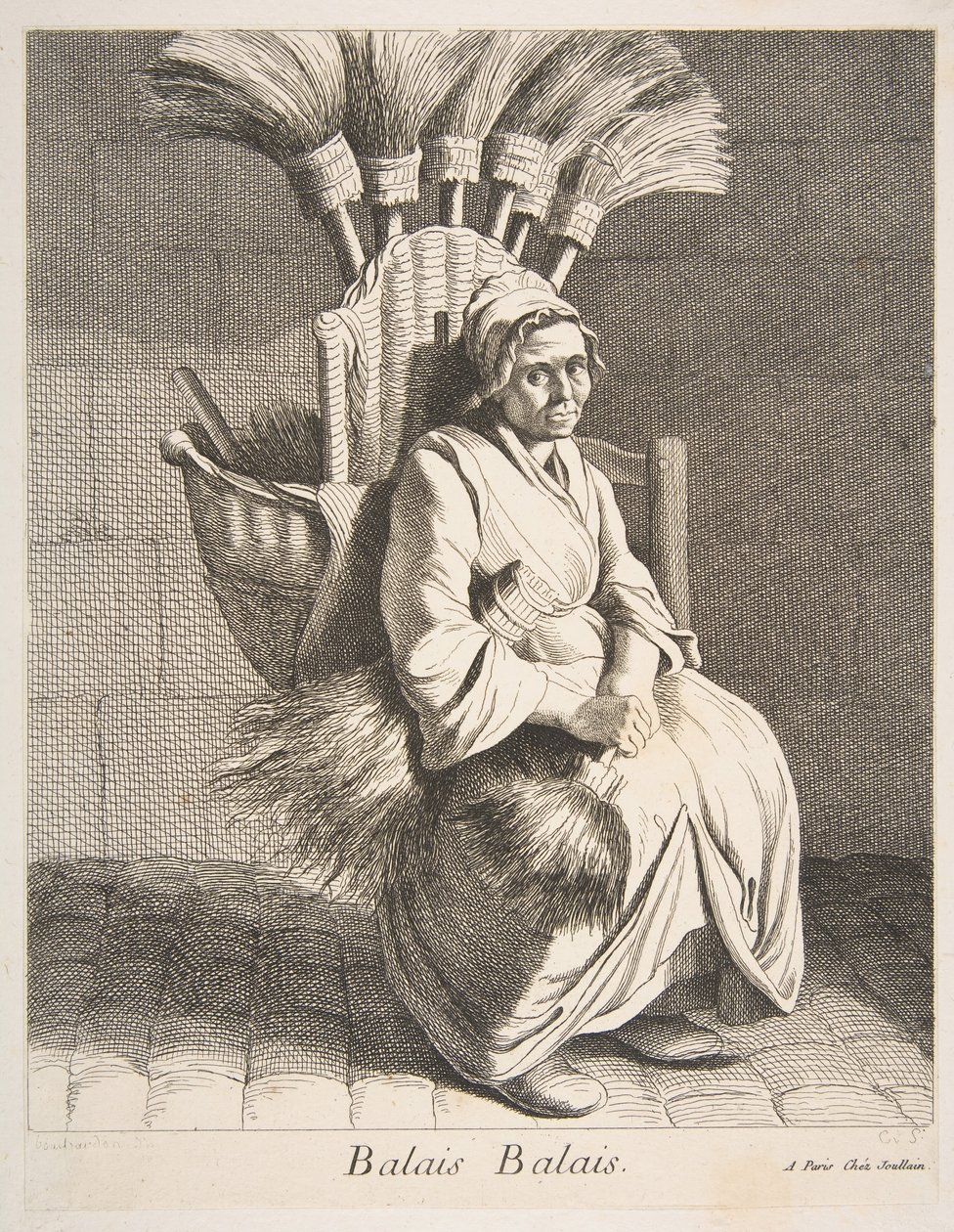 Prodavač košťat, 1737. od Anne Claude Philippe de Caylus