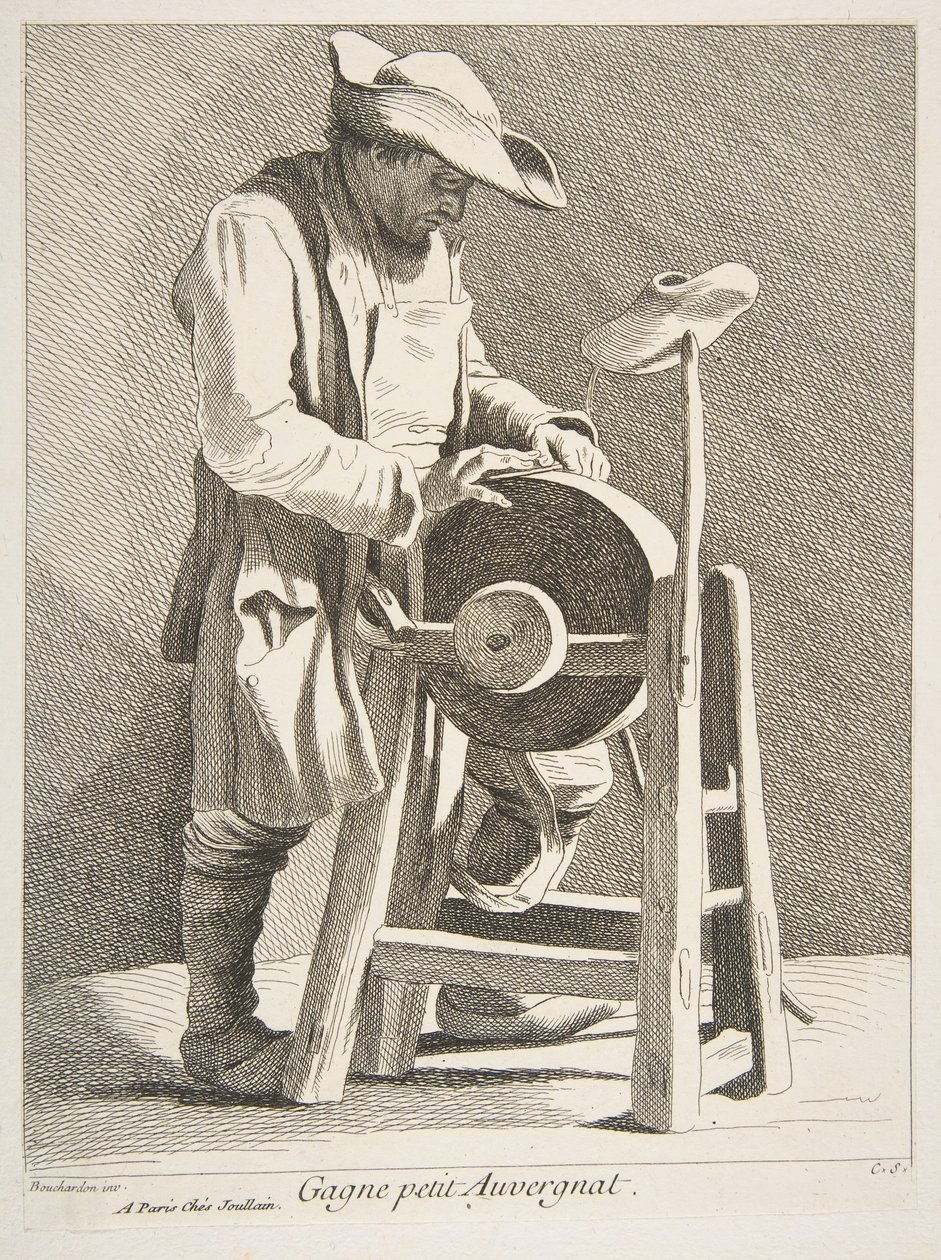 Brousek na nože, 1742. od Anne Claude Philippe de Caylus