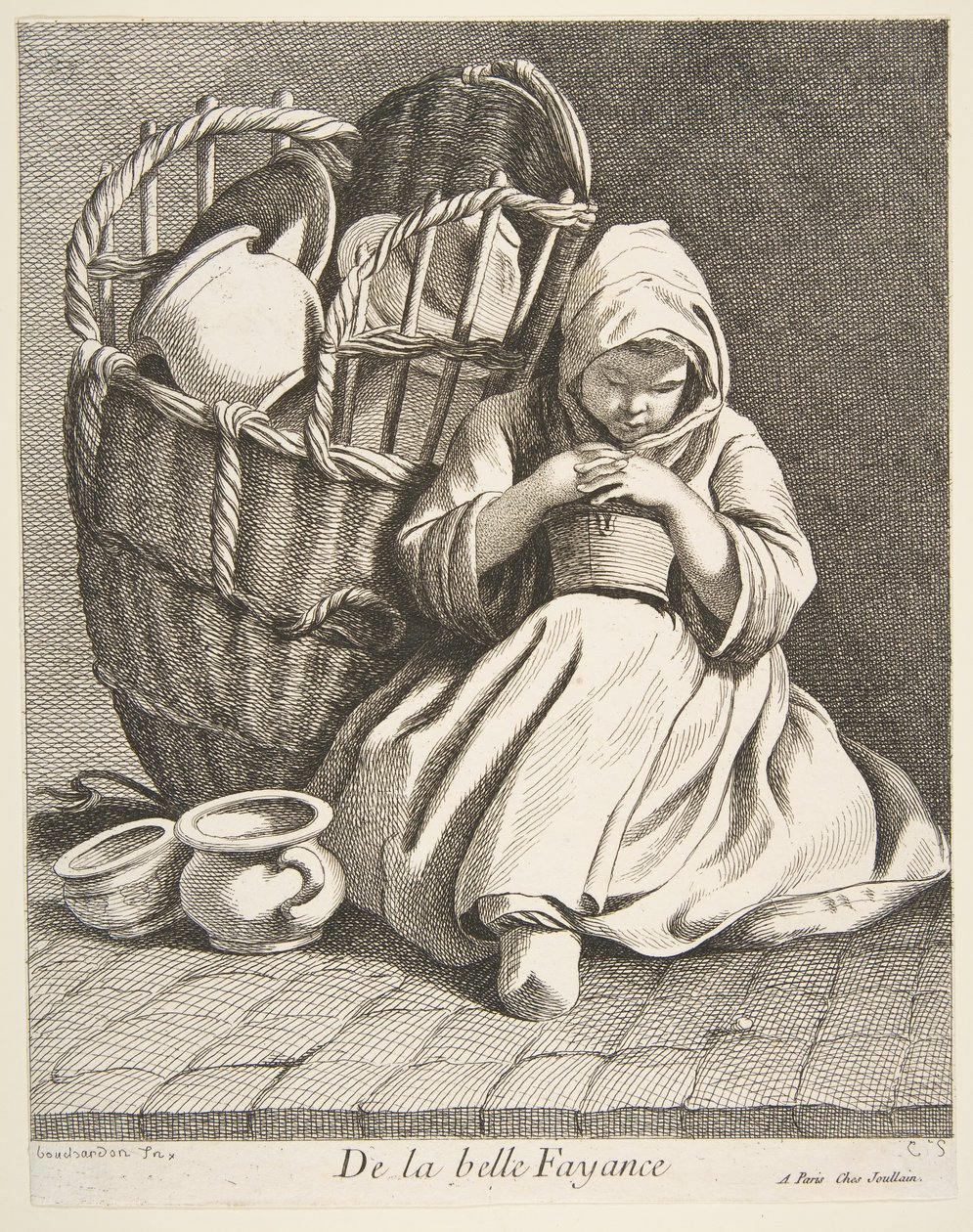 Prodavač keramiky, 1738. od Anne-Claude-Philippe de Caylus