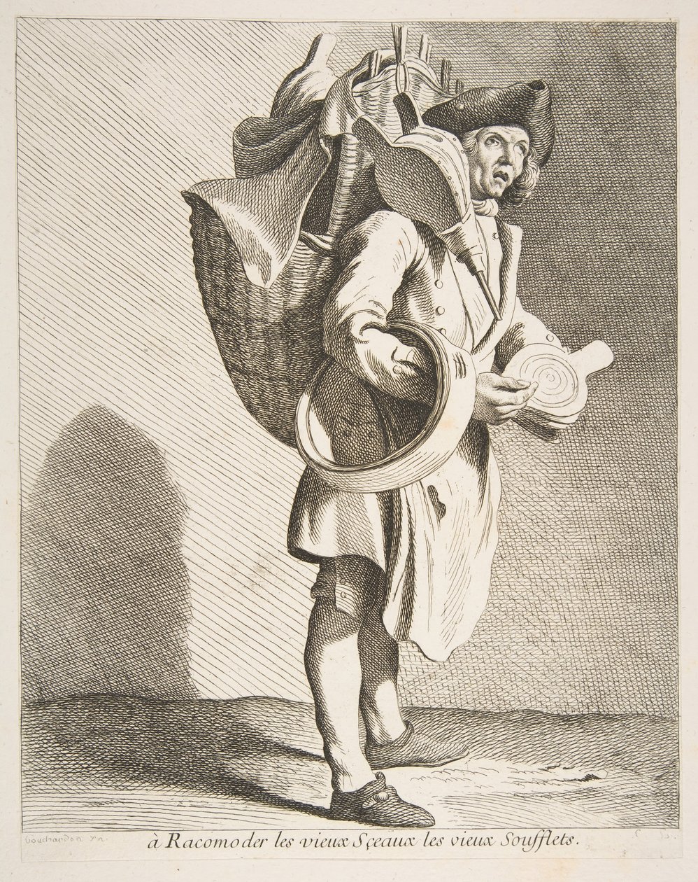 Opravář těsnění a měchů, 1738. od Anne Claude Philippe de Caylus