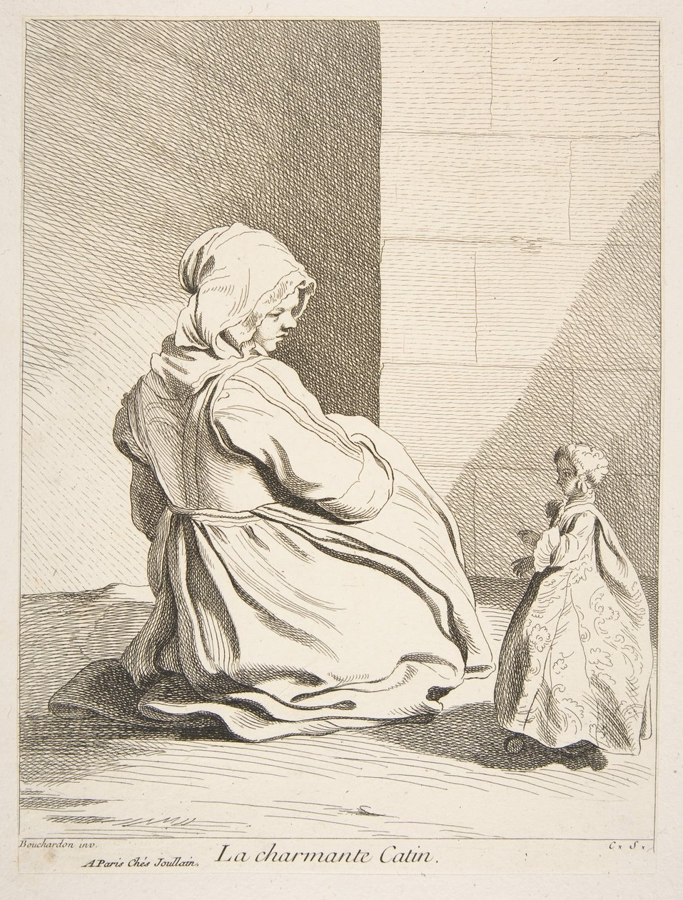 Okouzlující panenka, 1742. od Anne Claude Philippe de Caylus
