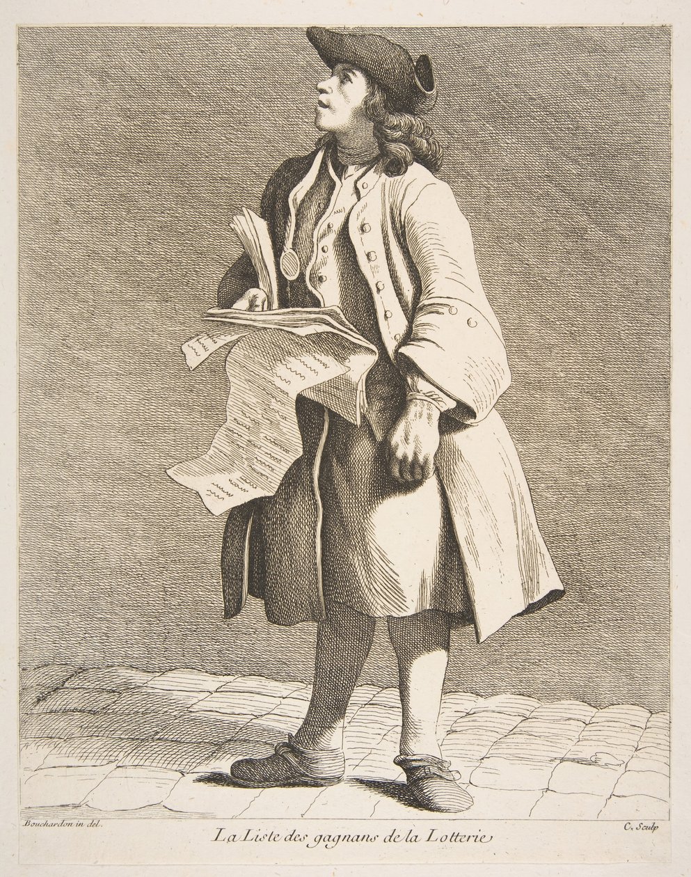 Čtení vítězů loterie, 1746. od Anne Claude Philippe de Caylus