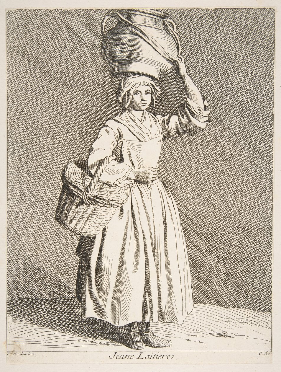 Mladá dojička, 1737. od Anne Claude Philippe de Caylus