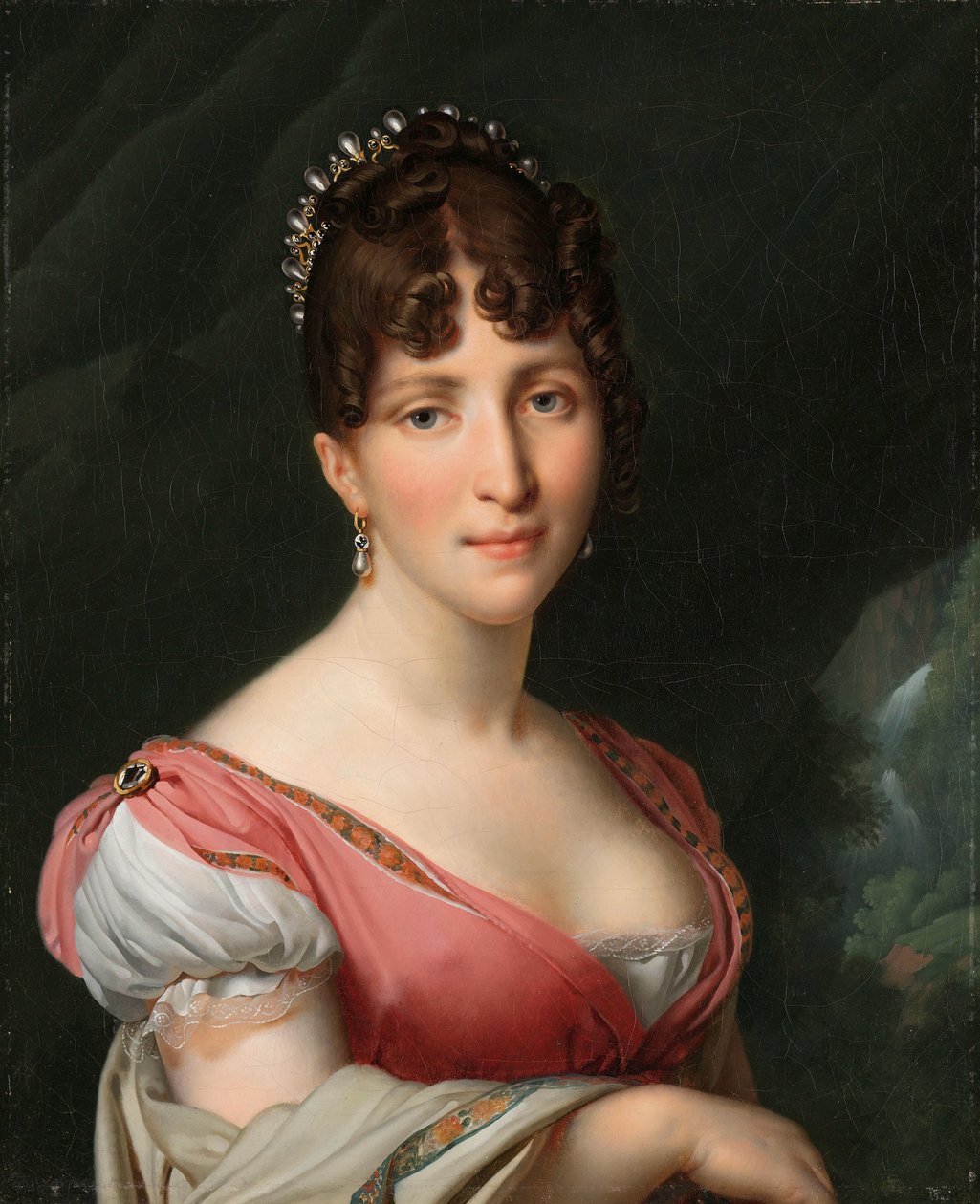 Portrét Hortense de Beauharnais, královny Holandska Portrét Hortense de Beauharnais (1783-1837), královny Holandska, manželka krále Ludvíka Napoleona od Anne Louis Girodet Trioson