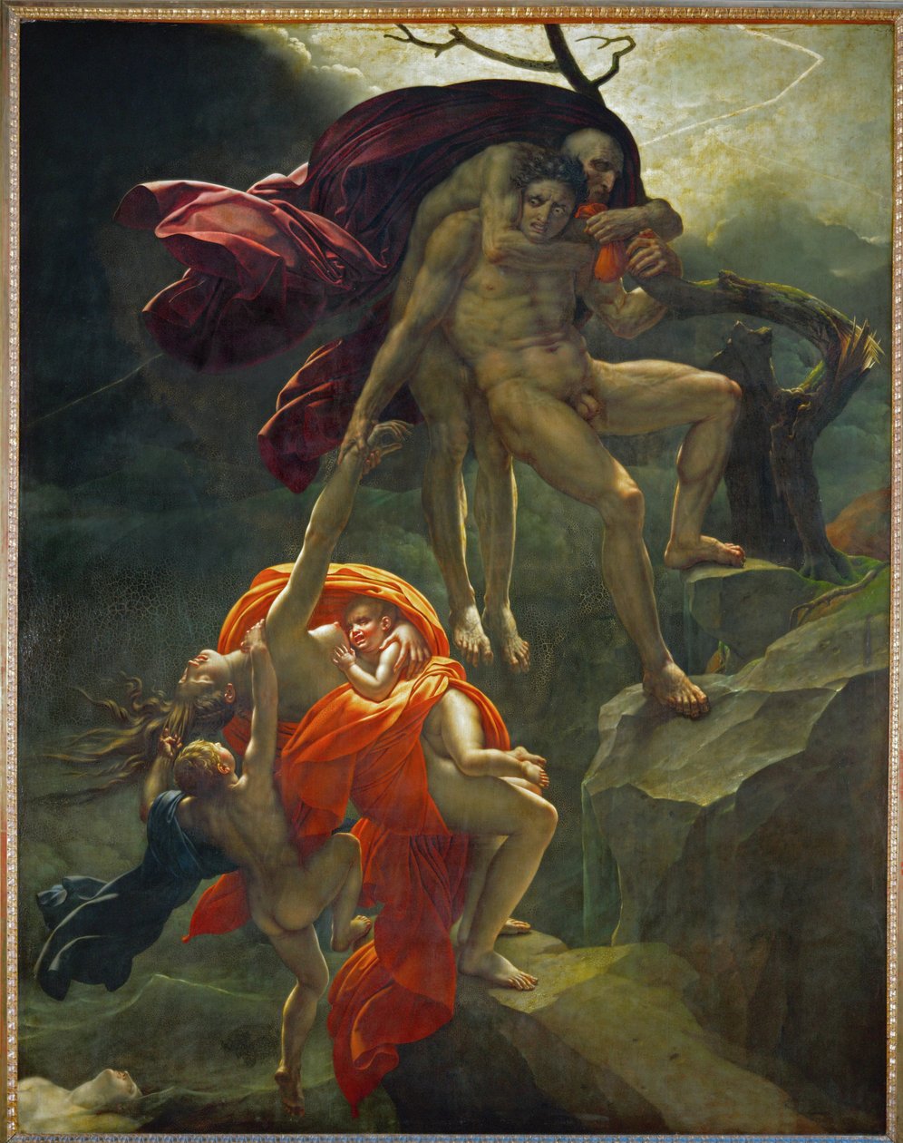 Le Deluge - Potopa ... od Anne Louis Girodet de Roucy-Trioson