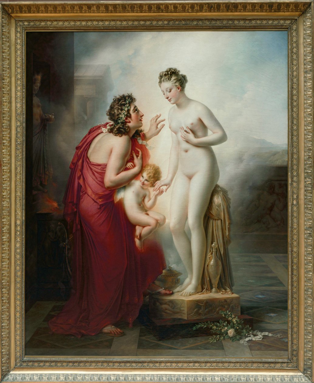Pygmalion a Galatee ... od Anne Louis Girodet de Roucy-Trioson