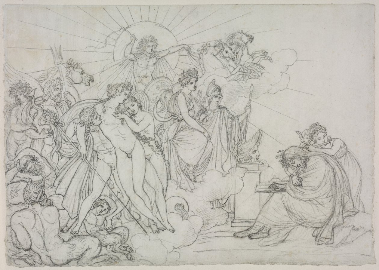 Vzývání k božstvům, která předsedají zemědělství z Virgilových „Georgics“ od Anne Louis Girodet de Roucy Trioson