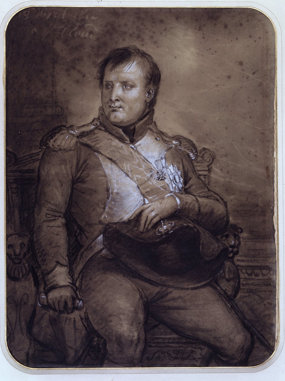 Napoleon I. v Saint-Cloud, 1812 od Anne Louis Girodet de Roucy Trioson