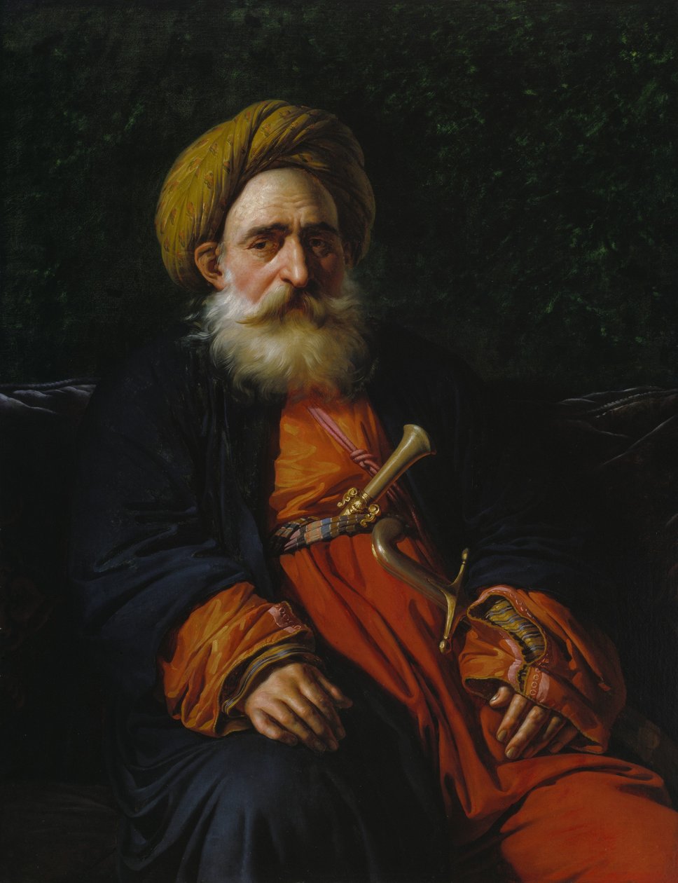 Portrét Katchef Dahouth, Christian Mameluke, 1804 od Anne Louis Girodet de Roucy Trioson