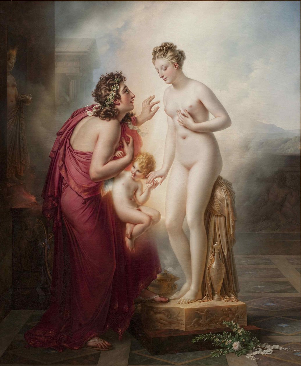 Pygmalion a Galatea, před rokem 1819. od Anne Louis Girodet de Roucy Trioson