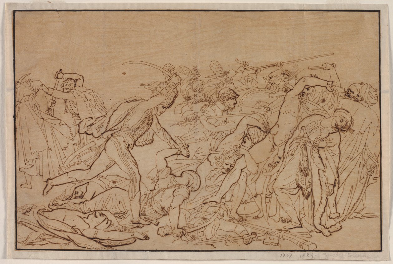 Studie ke Káhirské vzpouře od Anne Louis Girodet de Roucy Trioson