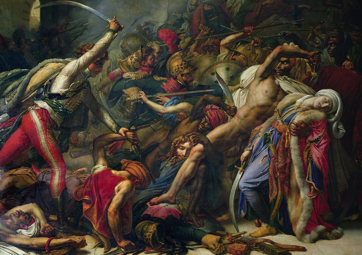 Vzpoura v Káhiře, 21. října 1798, 1810 (detail 91913) od Anne Louis Girodet de Roucy Trioson