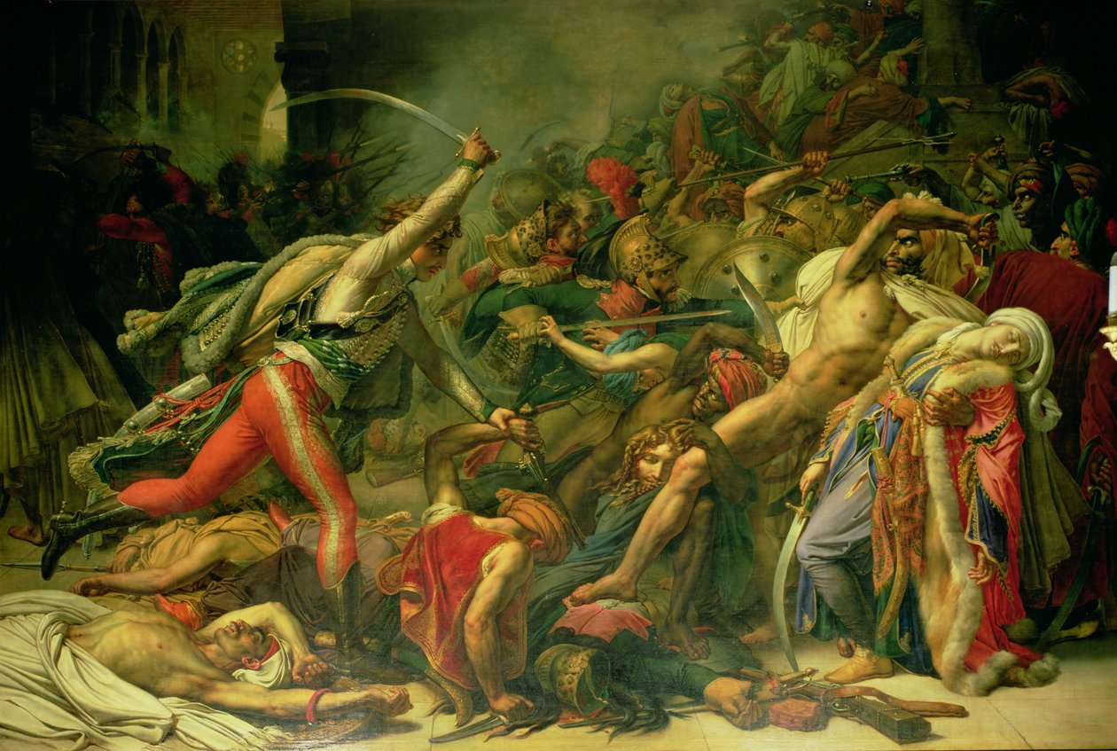 Vzpoura v Káhiře, 21. října 1798, 1810 od Anne Louis Girodet de Roucy Trioson