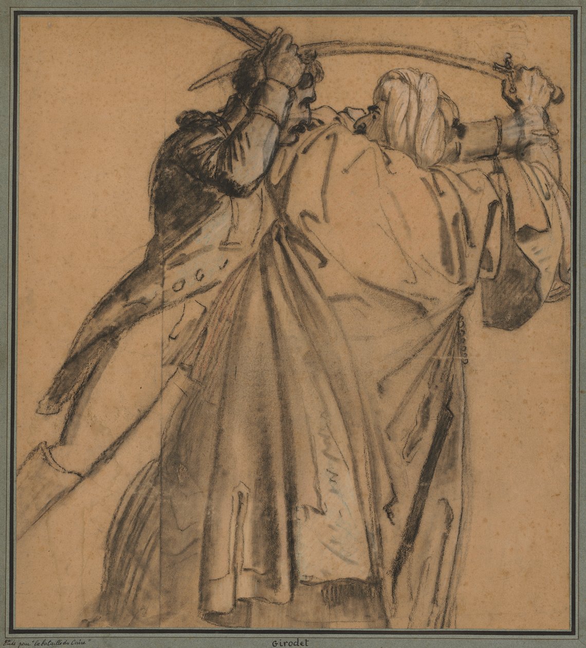 Dva Arabové za povstání v Káhiře od Anne Louis Girodet de Roucy Trioson