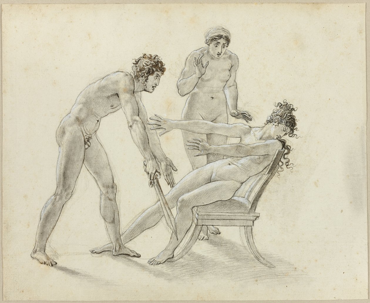 Hermiona odmítá Oresta od Anne Louis Girodet de Roussy Trioson
