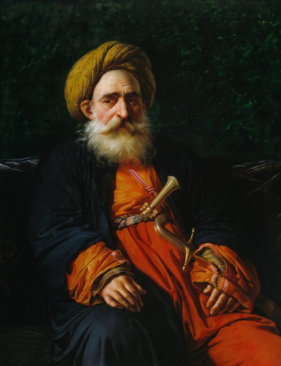 Portrét Katchef Dahouth, Christian Mameluke, 1804. od Anne Louis Girodet de Roussy Trioson