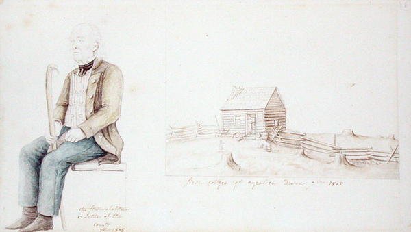 První chalupa Angeliky a První osadník z Allegany County, New York od Anne Marguerite Hyde de Neuville