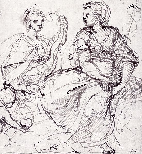 Hojnost a štěstí od Annibale Carracci
