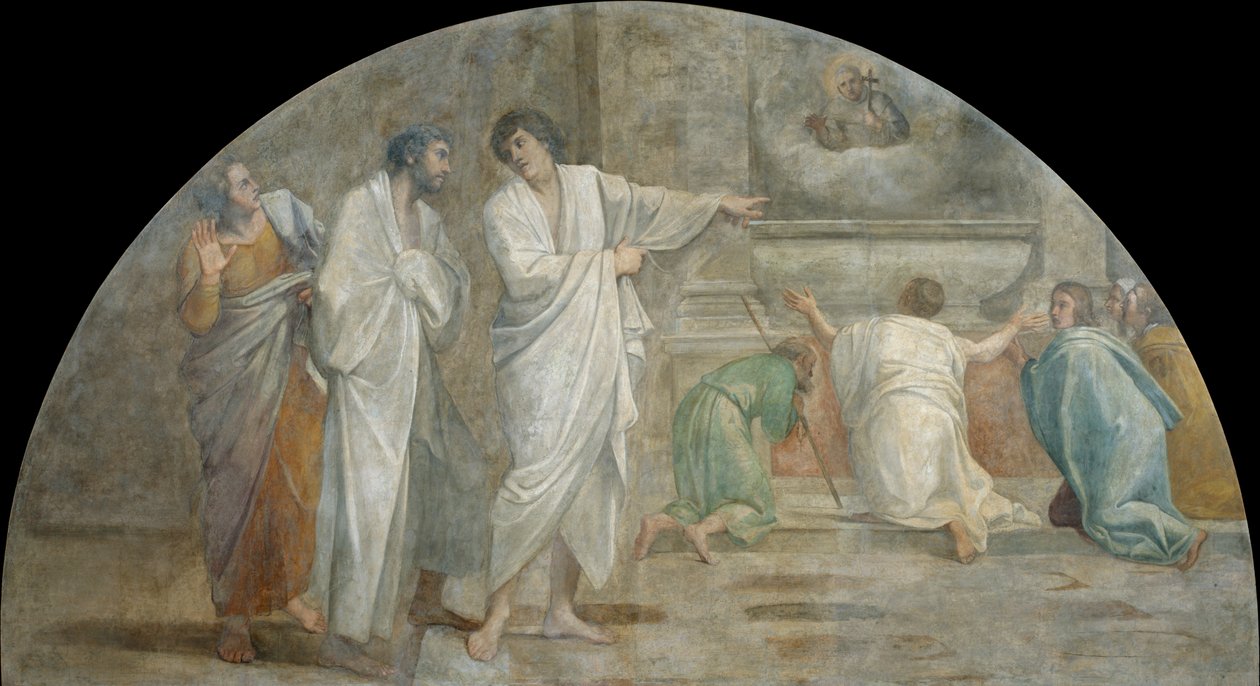 Zjevení svatého Didaka nad jeho hrobem od Annibale Carracci