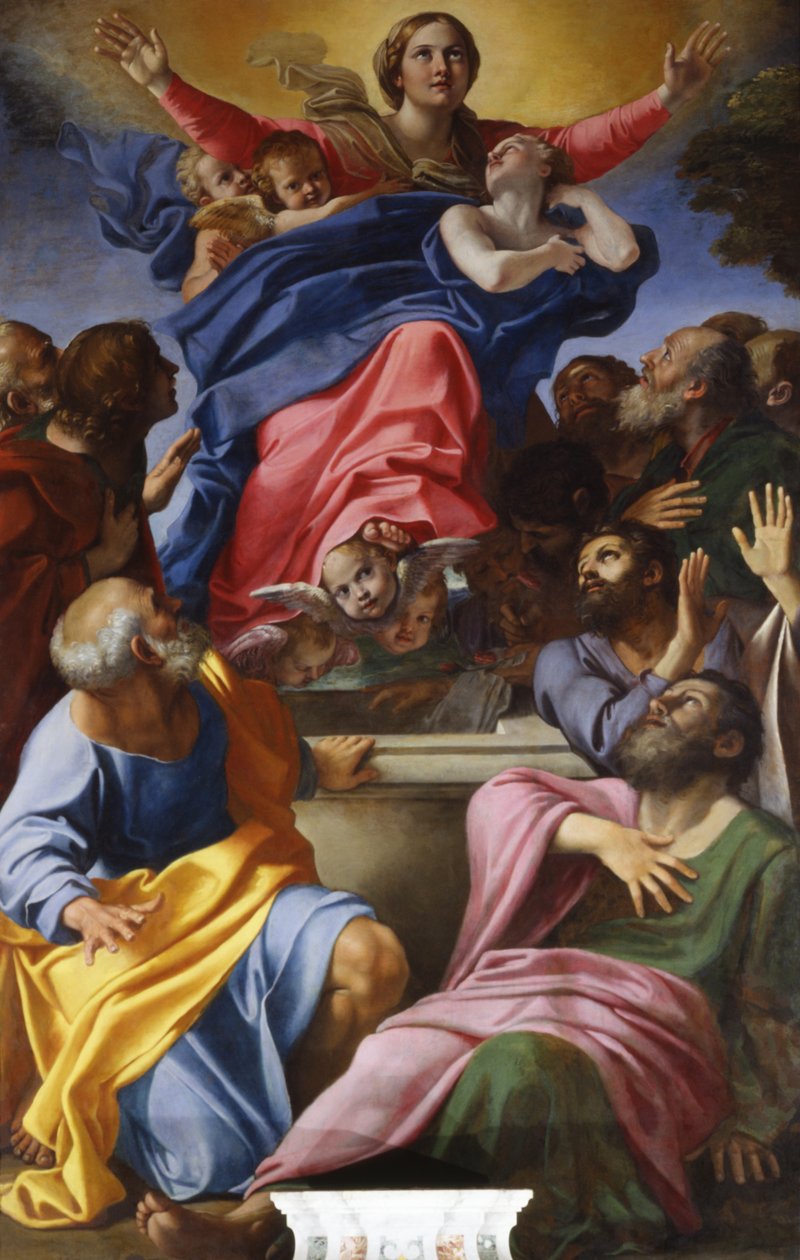 Nanebevzetí Panny Marie, 1600-01 od Annibale Carracci