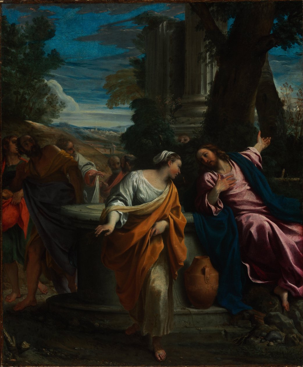 Kristus a Samaritánka od Annibale Carracci